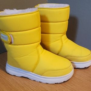 Yellow boots